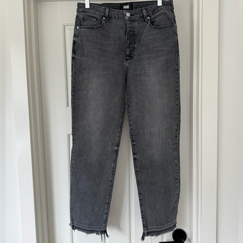 Paige Premium Denim Sarah Straight Ankle - Color Deep End - Size 30